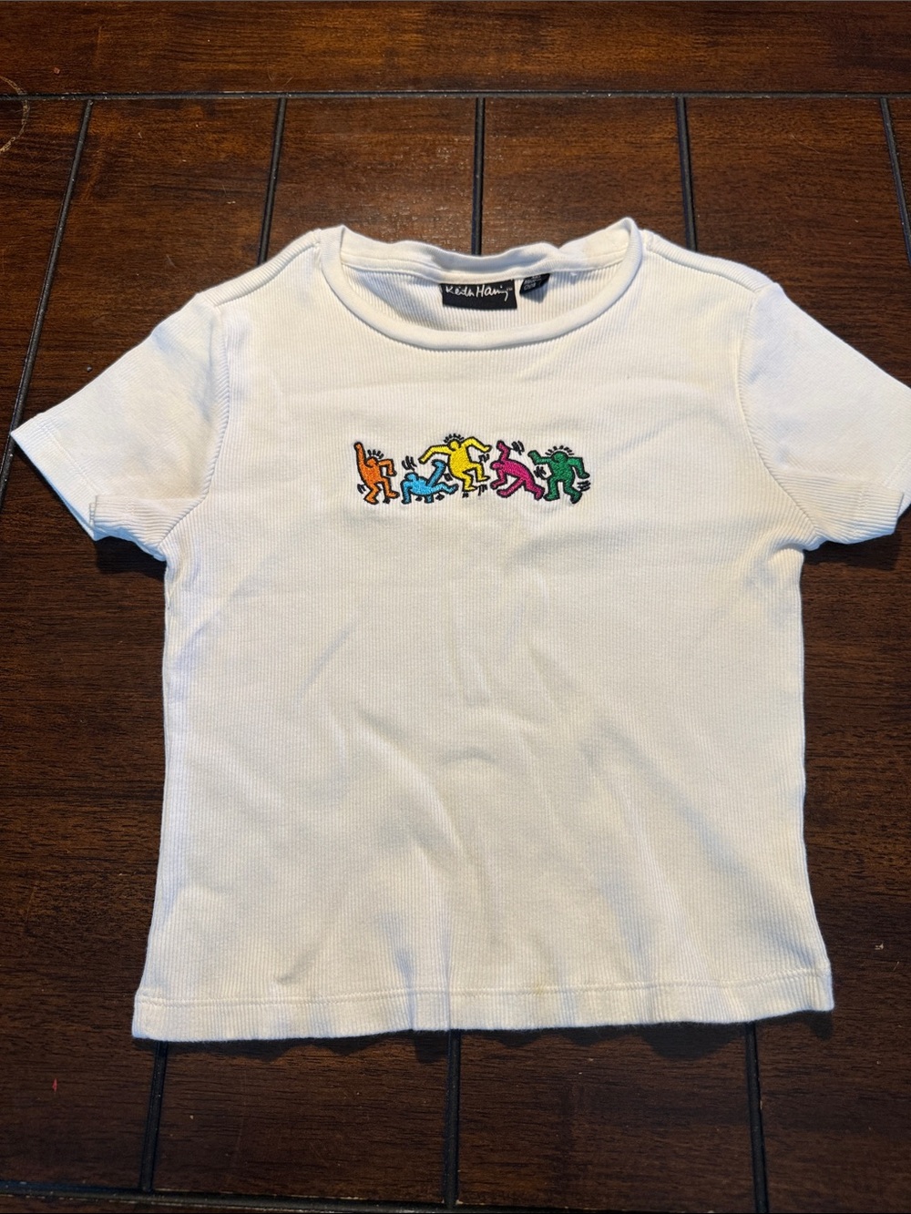 Keith Haring crop tee